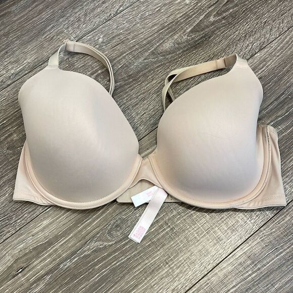 PINK victorias secret nude bra size 36DD - Picture 1 of 3